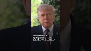 Trump Refuses to Apologise to Pope Leo, Calls Him 'Weak on Crime' | N18G