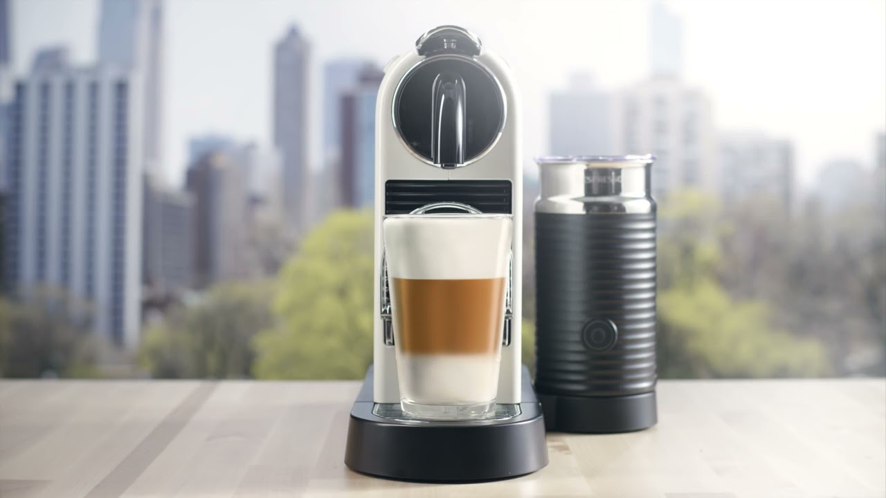 NESPRESSO D123 CITIZ&MILK COFFEE MACHINE WHITE