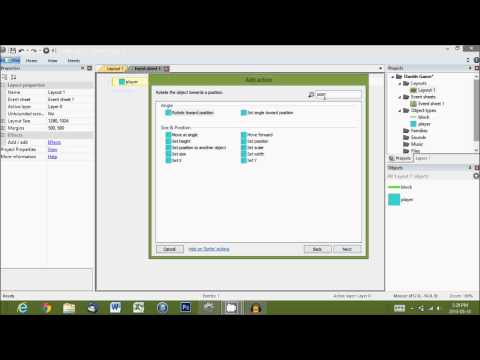 Construct 2: Player Respawn 2/5