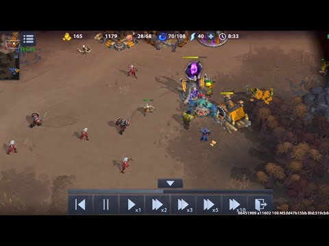 2vs2 When Light Dark Faction vs Dark & Light Faction Full Rush Goon Skeleton Archer War Legends RTS