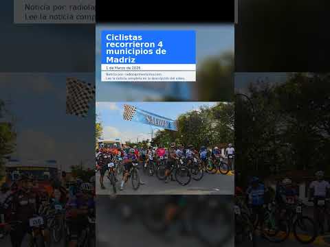 Ciclistas recorrieron 4 municipios de Madriz