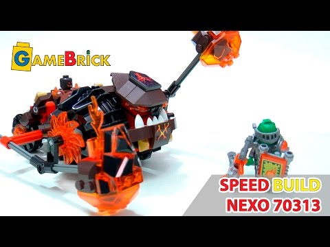 Vidéo LEGO Nexo Knights 70313 : L'écrase-lave de Moltor