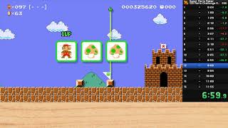 100人マリオチャレンジ ふつう 10分24秒   【SMM】
