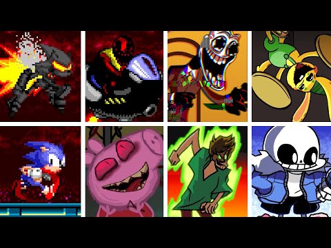 PREY but Every Turn a Different Character Sings🎙 (FNF PREY but Everyone Sings It) SONICEXE 3.0