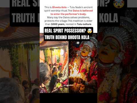 Do Spirits Really Possess Humans? Untold Truth of Bhoota Kola 🔥#bhootakola #spiritualeducation