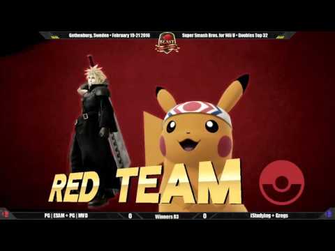 BEAST 6 - PG | ESAM + PG | MVD Vs iStudying + Gregs - Smash 4 Doubles Winners Bracket R3