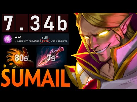 SUMAIL TEST INVOKER IN NEW PATCH 7.34B | Dota 2 Invoker