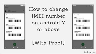 How to change imei number android 9