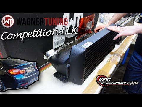 WAGNER Tuning LLK Competition EVO 2 Ladeluftkühler passend für BMW 435i 335i M135i M235i N55 Stage 1