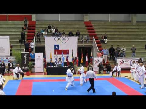 JKA Chile 2014 Torneo Columbus - Julio Silva (CHI) vs Alessandro Cesco Bolla (ITA)