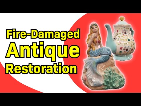 Can Vapor Honing SAVE these FIRE-DAMAGED ANTIQUES?