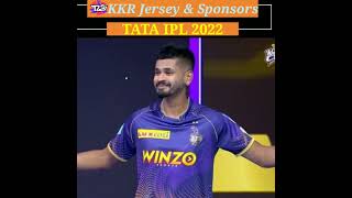 KKR Jersey & Sponsors || #BCCI #IPL #KKR