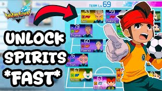 How to Unlock SPIRITS FAST From SPECIFIC TEAMS - Inazuma Eleven: Victory Road (Best Methods &amp; Tips)