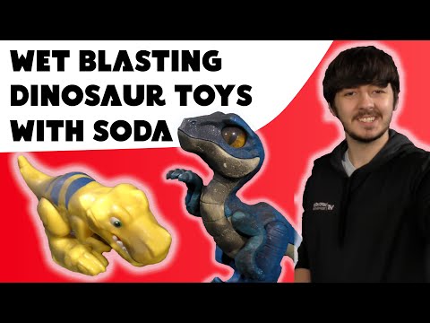 Wet Soda Blasting FIRE DAMAGED TOYS: PART 1 - Vapor Honing Technologies