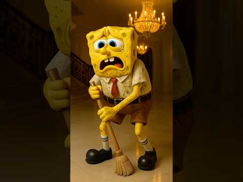 SpongeBob gets sick... so Mr. Krabs takes care of mini Patrick #shorts #spongebob