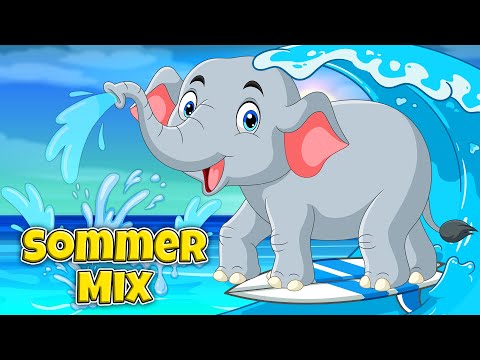 Kinderlieder Sommer-Mix 🌊 Die besten Sommerlieder ☀️ Sommerferien 🌴