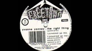 Yvonne Yanney - The Right Thing (Time Stretched Faster Mix)