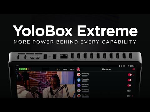 YoloLiv YoloBox Extreme All-in-One Multi-Cam Livestreaming and Switching System video