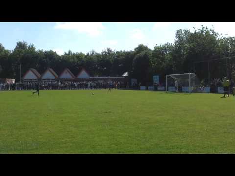 Penalty Pieter vd Dries Finale nacompetitie vv Luctor 88 FC Bergen