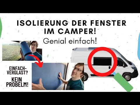 Brilliantly simple insulation for camper windows!