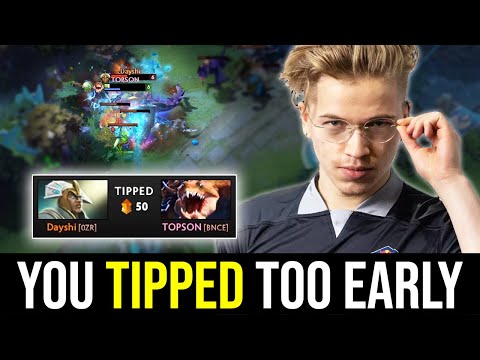 You TIPPED Too Early against TOPSON's PRIMAL BEAST DOTA 2