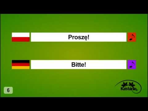 Nauka Języka Niemieckiego - Lekcja 1 - “Pierwsze Słowa“