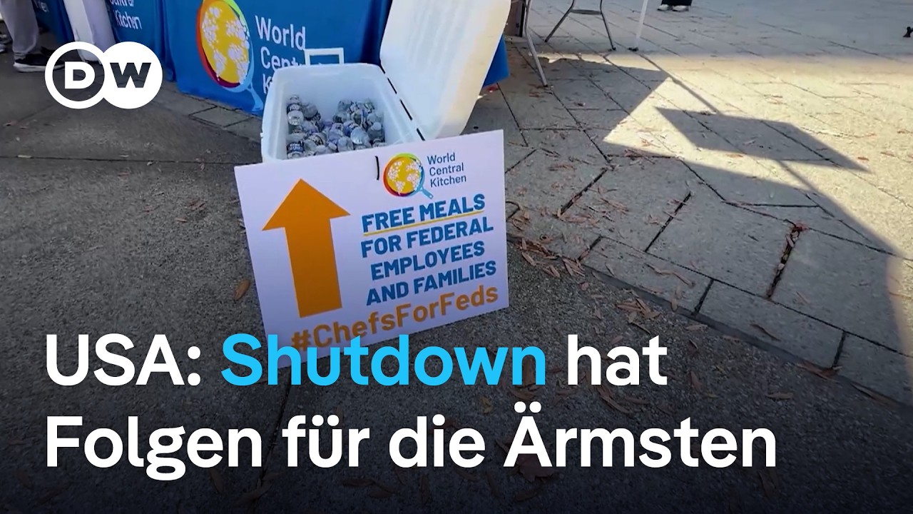 Shutdown in den USA: Kein Geld mehr für Lebensmittelhilfen | DW Nachrichten