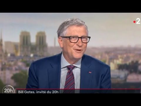 Bill Gates VS les complotistes. Invité du JT de 20h.