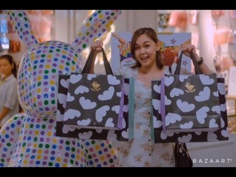 Nann Thuzar shopping for new bags at Jelly Bunny Myanmar (Junction City)