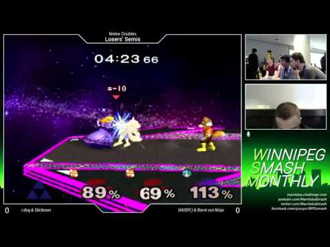 WSM17 Stickman & i-dog vs. DADDY;) & Burnt out Ninja - Melee Doubles