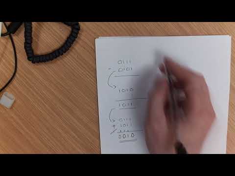 A-Level Computer Science - Binary Subtraction