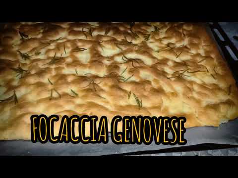 FOCACCIA GENOVESE FATTA IN CASA