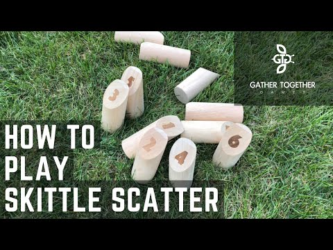 How To Play Skittle Scatter (Molkky)