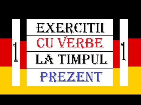 Learn German | EXERCISES WITH PRESENT TENSE VERBS