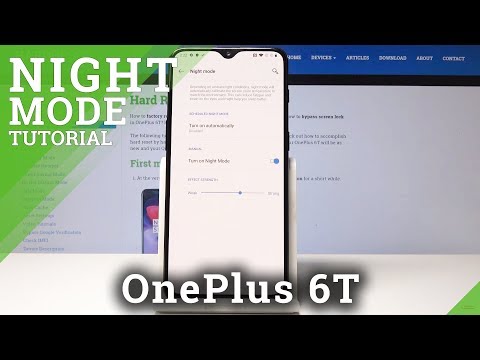 How to Enable Night Mode in OnePlus 6T - Eye Comfort Mode