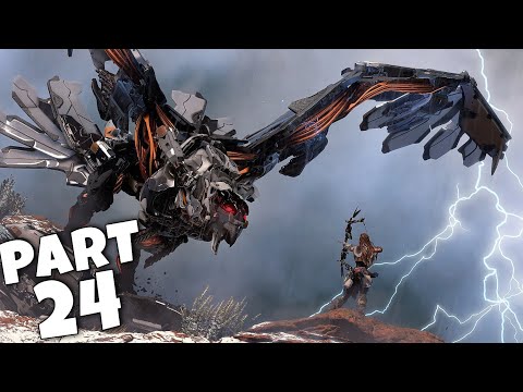 HORIZON FORBIDDEN WEST PS4 Slim Walkthrough Gameplay Part 24 - DREADWING BOSS (FULL GAME