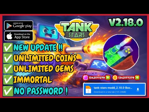 TANK STARS MOD APK V2.18.0 | UNLIMITED MONEY & UNLOCK ALL TANKS
