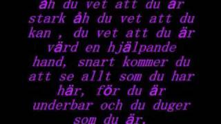 angie - duger som du är lyrics