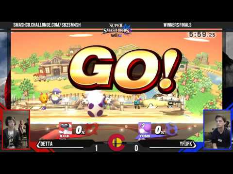 SB2 - Detta (Cloud, R.O.B.) Vs. YF|JFK (Cloud, Yoshi) - Winners Finals - Smash 4