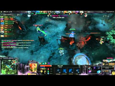 EG VS DK Game 2 Highlights {Arteezy Dragon Knight} - Dota 2 TI4 LB