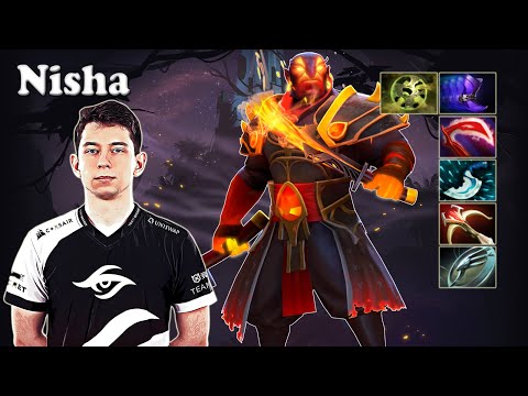 Nisha - Ember Spirit Midlane | Dota 2 7.31b Gameplay