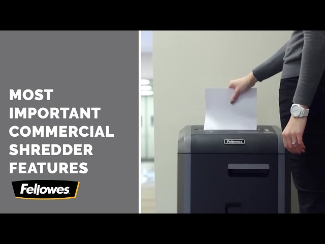Video Teaser für Fellowes® Powershred® 225Ci 100% Jam Proof Cross-Cut Shredder