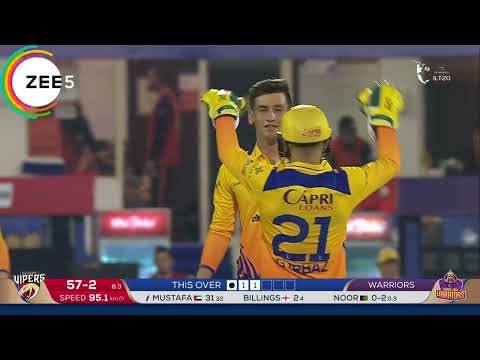 Bawaal Wicket | Sharjah Warriors V/S Desert Vipers  - 20 20 Cricket | 31-1-2023 | ILT20 | ZEE5