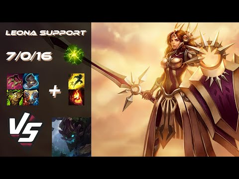 SUPPORT Leona vs Maokai - EU Challenger Patch 14.16