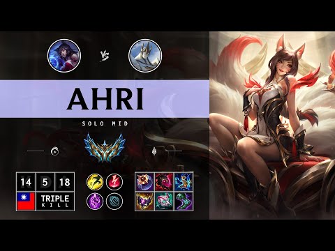 Ahri Mid vs Galio - TW Challenger Patch 14.13