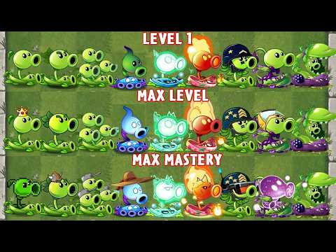 Random 40 Pair Plant & Vine LEVEL 1 vs MAX LEVEL vs M200 - Who Will WIn? - Pvz 2 Plant vs Plant