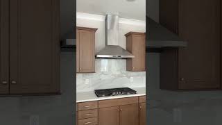 Beautiful new Hasulane vent is the jewel in our kitchen reno