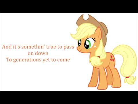 My Little Pony - The Magic Of Friendship Grows Lyrics