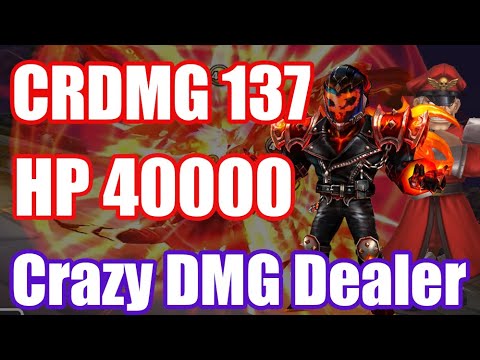 Crazy DMG Dealer CRDMG 137% & HP 40000 Karnal Debut🤫🤫🤫【Summoners War RTA】
