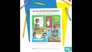 Hidden Picture Activity: Find the Germ Hotspots in Your Classroom